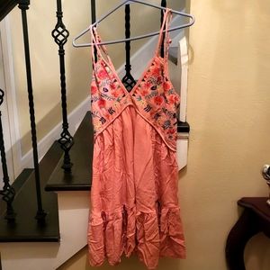 Body Glove adorable pink floral top dress.  NWT. Size Large